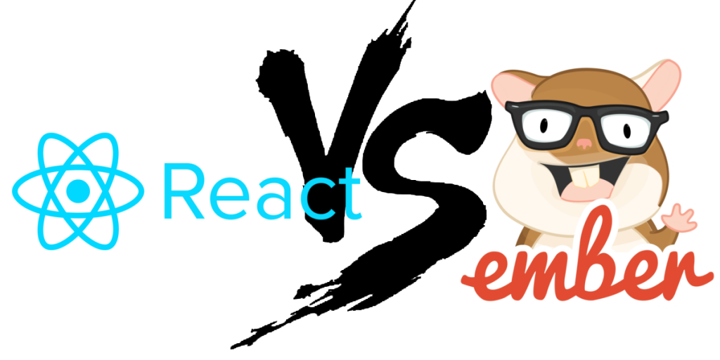 logos for React and Ember